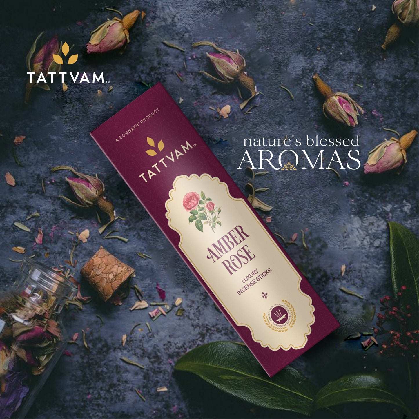 Amber Rose Luxury Incense Sticks