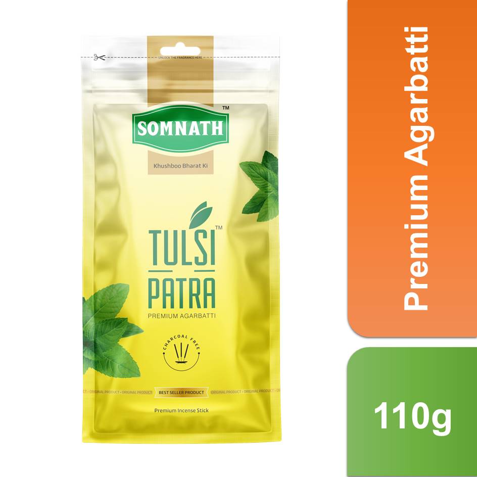 Tulsipatra Agarbatti |100% Charcoal Free Incense Sticks.
