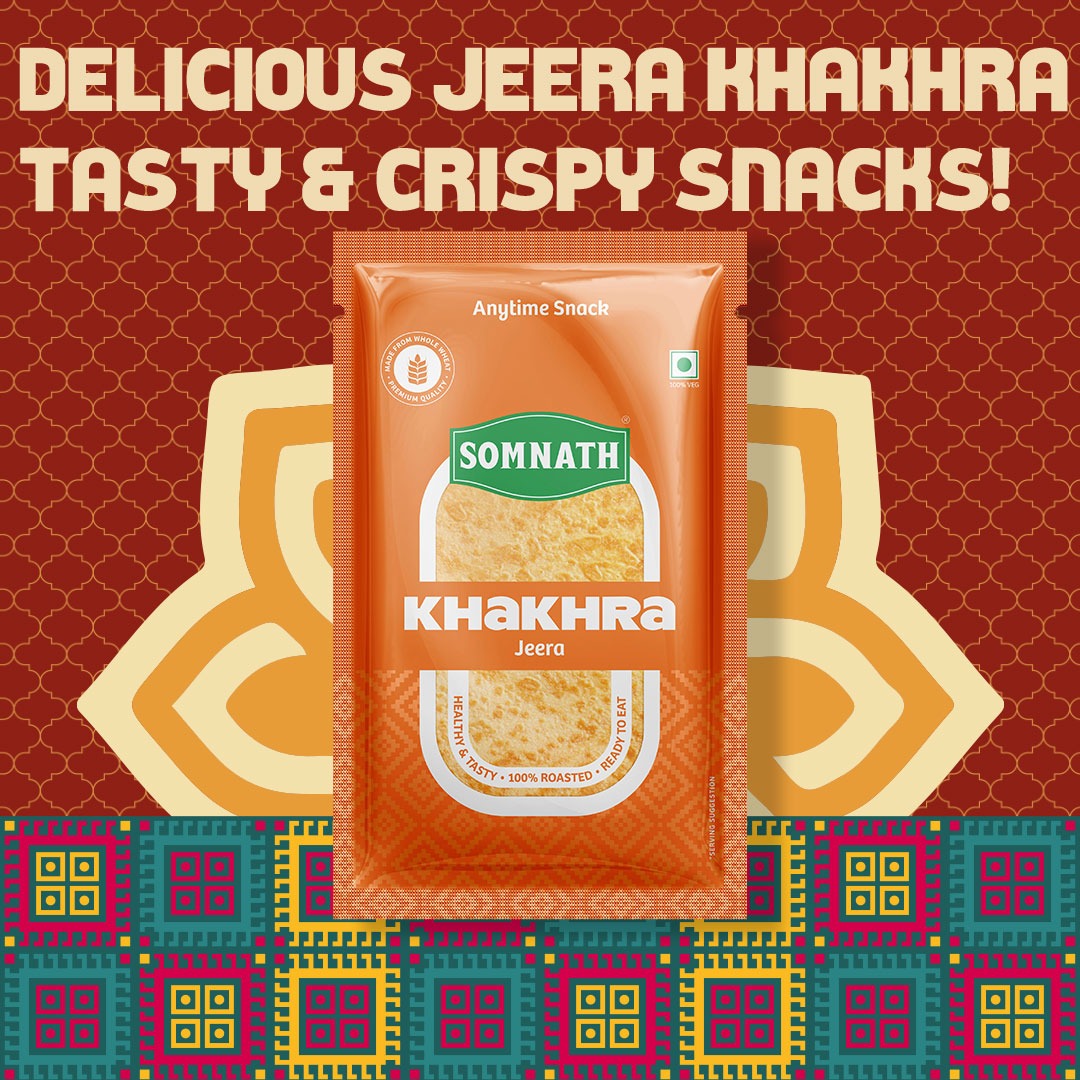 Somnath Jeera Mini khakhra (MRP 15 X 30 NO.)