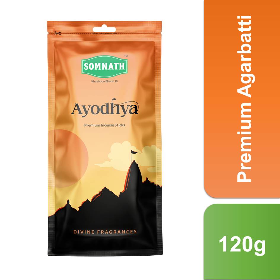 Ayodhya Agarbatti | 100% Charcoal Free Incense Sticks.