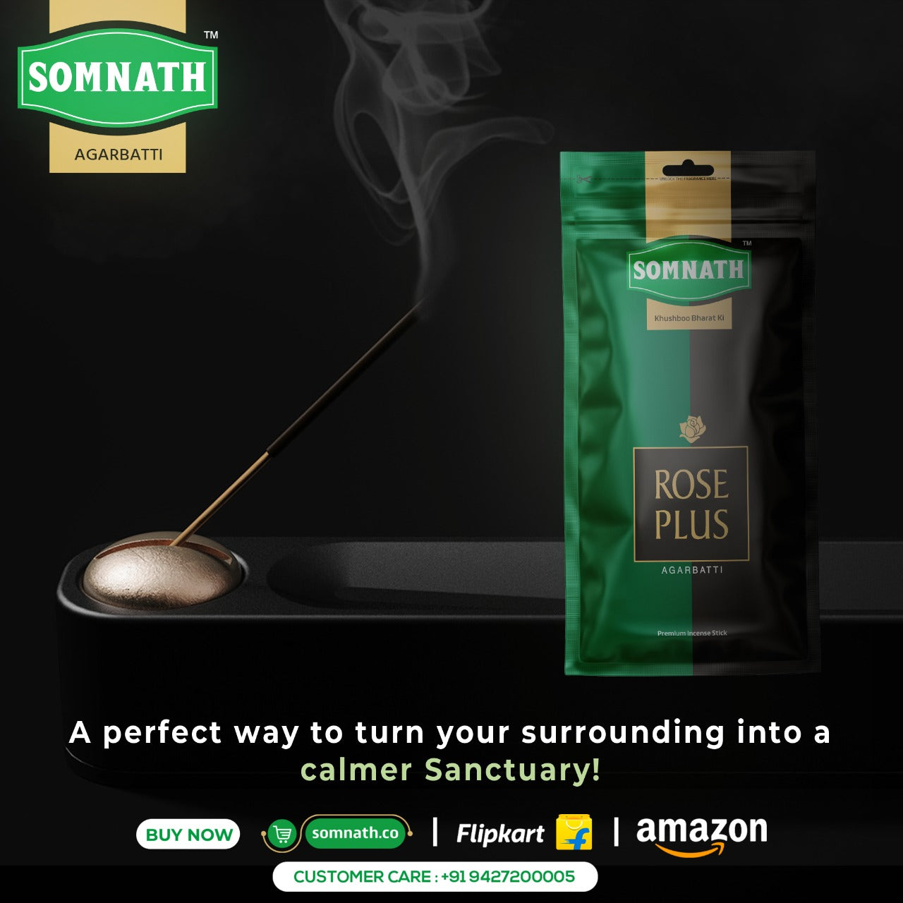 Rose Plus Agarbatti | Premium Incense Sticks.