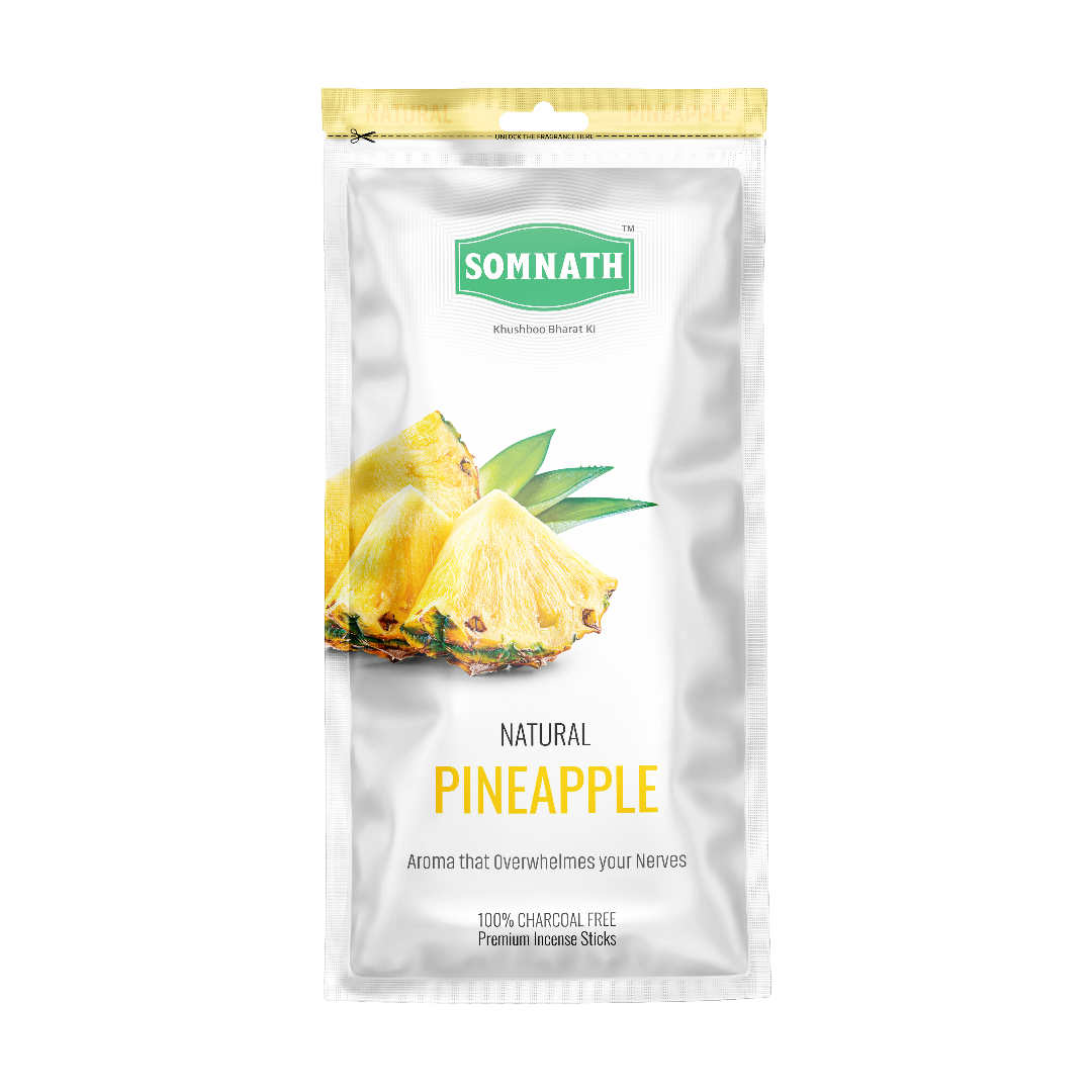 natural-pineapple-agarbatti,-100%-charcoal-free-incense-sticks
