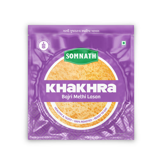 Somnath Bajri Methi Lasan khakhra