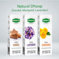 Natural Dry  Dhoop Stick Combo (Sandal,Marigold,Lavender).