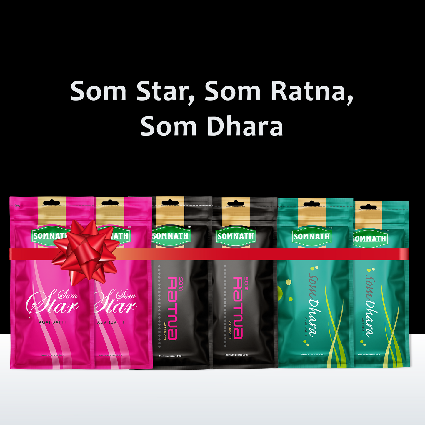 Special Incense Stick Combo, (Som Star, Som Ratna, Som Dhara) Agarbatti Combo.